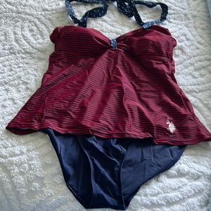 US Polo Assn. 1 piece swimsuit. Size XL
